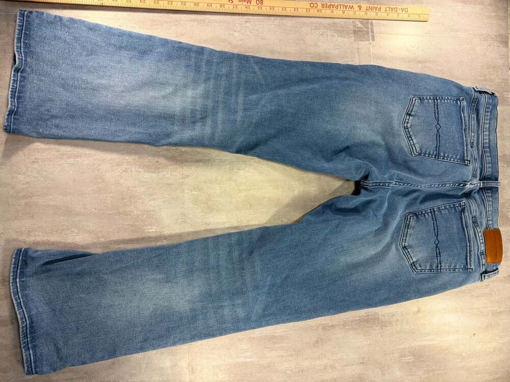 Lucky Brand 14/32A Wide Leg Flare Denim Jeans Medium Wash - Picture 7 of 7